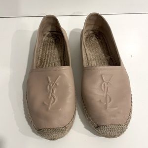 YSL Nude Espadrilles in Lambskin
